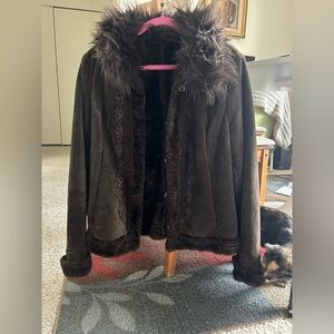 Vintage penny lane brown coat